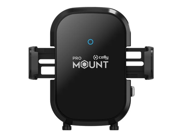 Celly Pro Mount MountCharge15 - Trådløs ladeholder for bil - 15 watt - 2 A - svart
