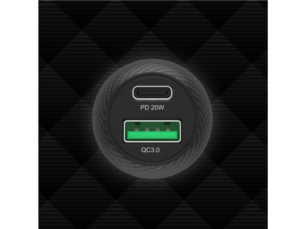 Unitek P1400A autolaturi 38W USB-A USB-C QC 3.0 USB-C QC 3.0