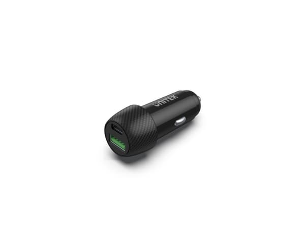 Unitek P1400A autolaturi 38W USB-A USB-C QC 3.0 USB-C QC 3.0