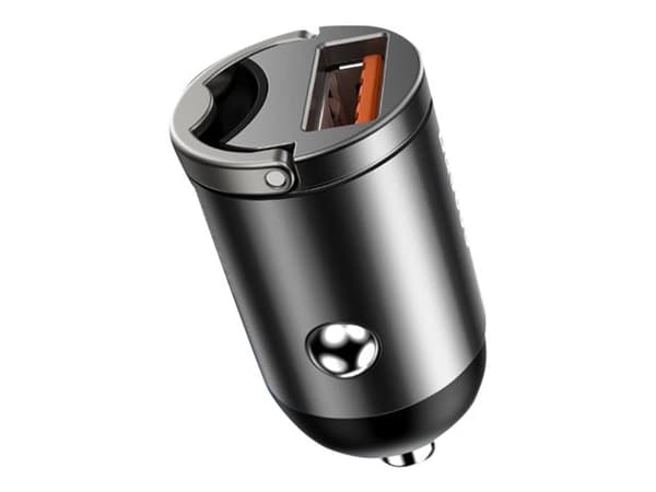 Baseus Tiny Star Mini, Auto, Tupakansytytin, 20 V, Harmaa