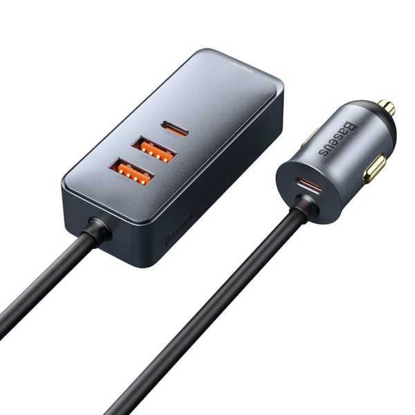 Baseus 2x USB / 2x USB-C billaddare 120W