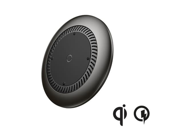 Laddare Baseus Whirlwind trådlös laddare Qi trådlös laddare med fläkt (CCALL-XU01) svart