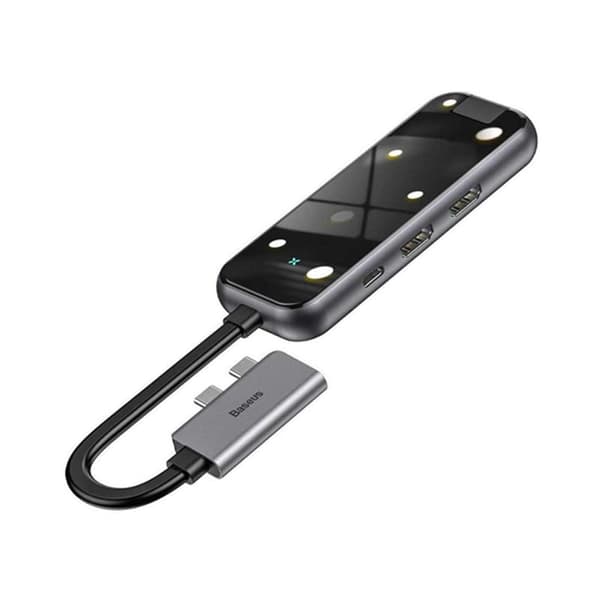Baseus Type-C Multifunctional HUB Adapter 8-i-1 Svart