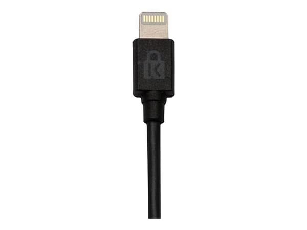Kensington PowerBolt Car Charger - Bilstrømadapter - 12 watt - 2.4 A (Lightning) - svart