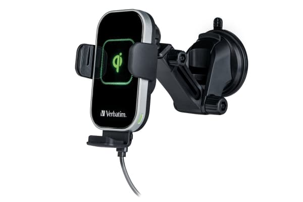Verbatim FWC-03 - Trådlös laddningshållare för bil - pro, Qi - 15 Watt - 3 A