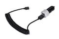 Miniatyrbilde 3 av 5: Just Mobile Highway Max - Bilstrømadapter - 2.1 A - 2 utgangskontakter (USB) - på kabel: Micro-USB