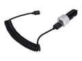 Miniatyrbilde 1 av 5: Just Mobile Highway Max - Bilstrømadapter - 2.1 A - 2 utgangskontakter (USB) - på kabel: Micro-USB