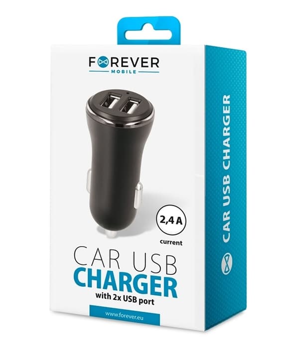 Forever biloplader CC-03 (2 x USB | 2,4 A)