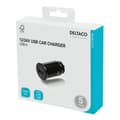 Miniatyrbillede 5 af 5: DELTACO 12/24 V USB car charger with compact size and 1x USB-A port, 2