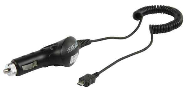König Biloplader 1.0 A Micro USB Sort