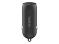 Miniatyrbilde 5 av 5: Belkin BoostCharge - Bilstrømadapter - 30 watt - 3 A - Fast Charge, Power Delivery 3.1 (24 pin USB-C) - svart
