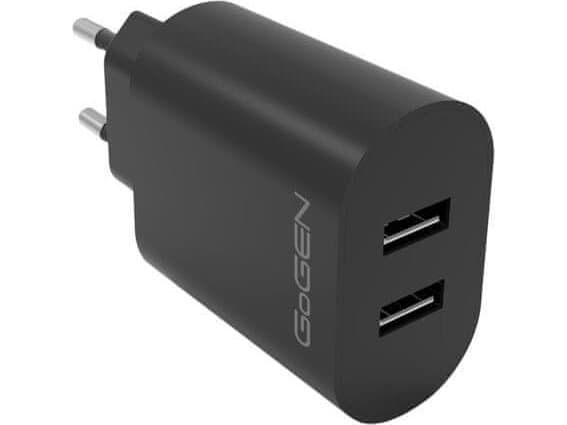 GoGEN-laturi Verkkolaturi. 2x USB-A 24W 4.8A GoGEN - ACH206B