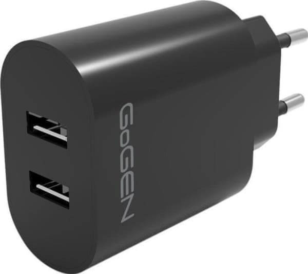 GoGEN-laturi Verkkolaturi. 2x USB-A 24W 4.8A GoGEN - ACH206B
