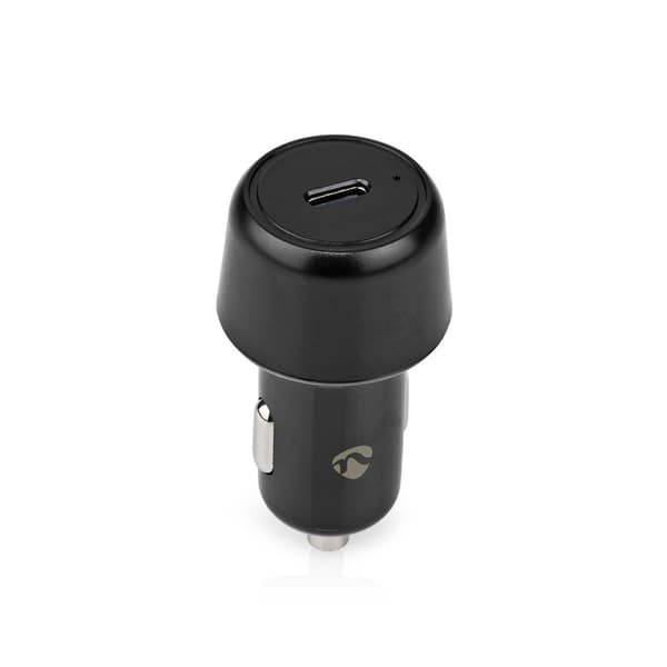 Nedis Billaddare | 45 W | 3.0 A | Antal utgångar: 1 | Port typ: USB-C™ | Automatiskt val av Spänning Svart