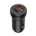 Miniatyrbillede 1 af 5: USB-C PD 3.0 / USB QC3.0 Billaddare 18W För iPhone, Samsung