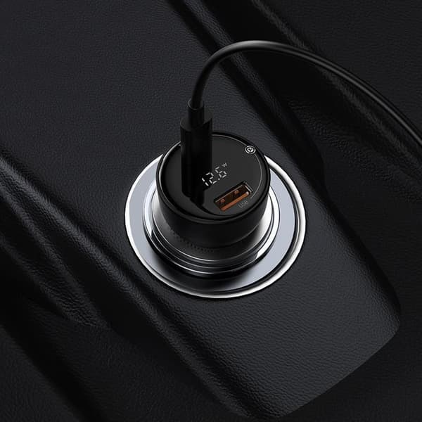 Baseus Superme Billaddare USB Till USB-C 100W - Svart
