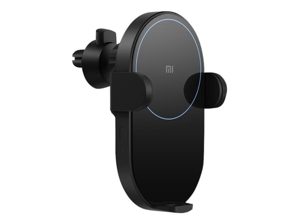 Xiaomi Mi Wireless Car Charger - Trådlös laddningshållare för bil + bilströmsadapter - 20 Watt - 3 A - High Power Flash - svart