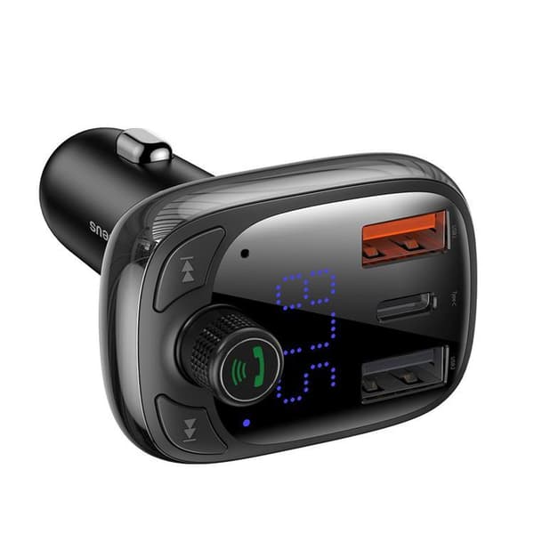 Baseus Billaddare USB Till USB-C Transmitter - Svart