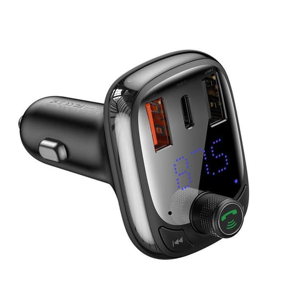 Baseus Billaddare USB Till USB-C Transmitter - Svart