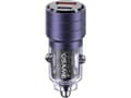 Miniatyrbilde 1 av 5: Usams-lader USAMS C36 billader USB-A+USB-C 95W Fast Charge lilla/lilla (US-CC176)