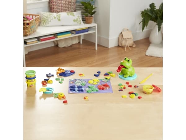Play-Doh Frog ''n Colors Starter Set, Håndverkssett for barn, 3 år, Ikke giftig, Leire, Flerfarget
