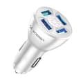 Miniatyrbild 1 av 5: Wozinsky Billaddare 50W 4x USB-A QC - Vit