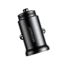 Miniatyrbild 3 av 11: Joyroom Mini Metall Billaddare 30W 2x USB-C - Svart