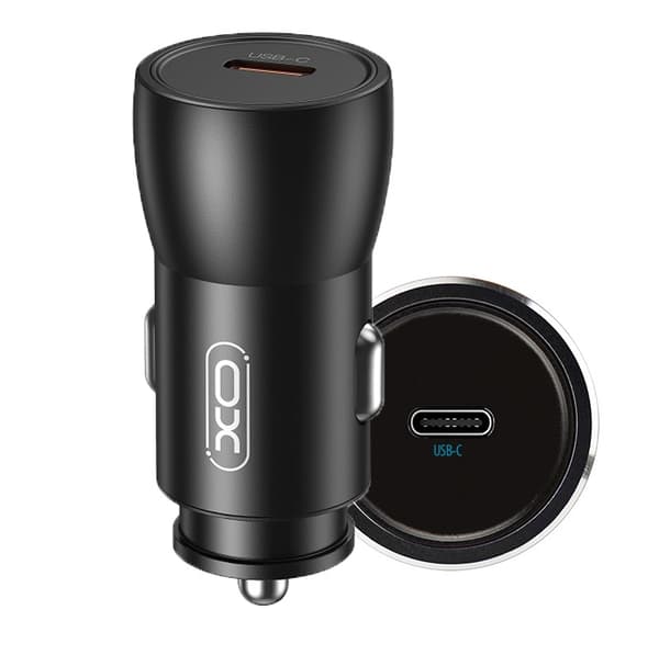 USB-C PD 25W Snabb Billaddare För iPhone, Samsung, Android
