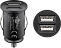 Pikkukuva 1 / 8: Goobay Dubbel USB-bilsladdare (12 W) 12 W max. 2,4 A (12/24 V) 2x USB