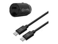 Miniatyrbilde 1 av 5: Celly ProPower - Bilstrømadapter - ultra compact - 20 watt - 3 A - PD (24 pin USB-C)