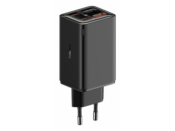 Baseus GAN6 Pro pikalaturi, 2xUSB-C + 2xUSB, 65W (juodas)