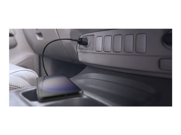 Belkin BoostCharge - Strömadapter för bil - 30 Watt - 3 A - Fast Charge, Strömmatning 3.1 (24 pin USB-C) - svart