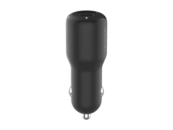 Belkin BoostCharge - Auton virtalähde - 42 wattia - pikalataus, PD 3.0 - 2 lähtöliitäntää (USB, 24-nastainen USB-C)
