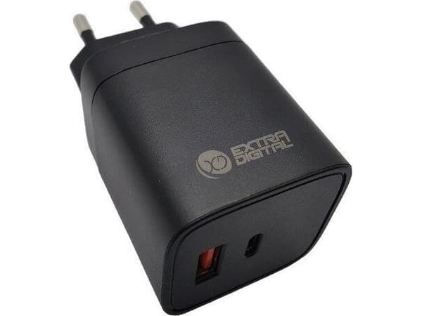 Extra Digital Kroviklis GaN USB Type-C, USB Type-A: 45W, PPS