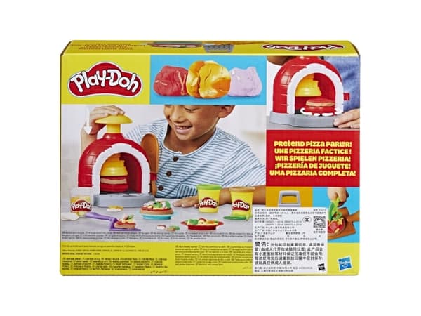Play-Doh Kitchen Creations Pizza Oven Playset, 3 år, Ikke giftig, Modelleringsleire, Flerfarget