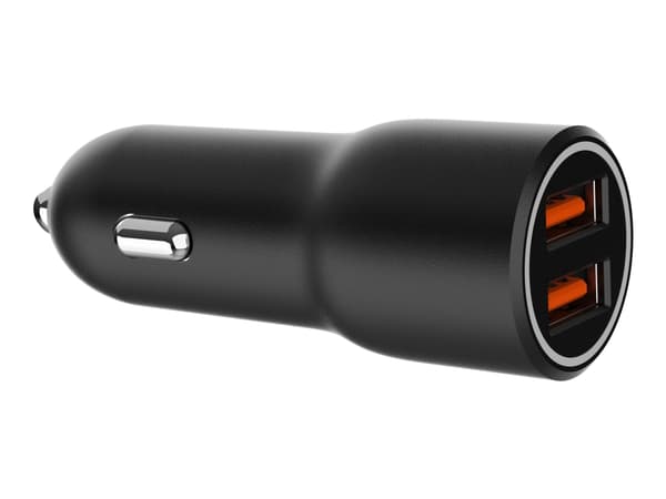 GEMBIRD GEMBIRD Rapid autolaturi 2x USB QC3.0 36W musta