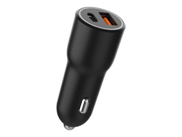 GEMBIRD GEMBIRD Rapid autolaturi 2x USB Type-C PD 38W musta
