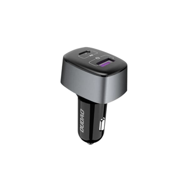 Dudao R7XS Car Charger 83Watt 1xUSB-C + 1xUSB-A Sort, Grå