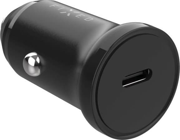 FIXED - Strömadapter för bil - 30 Watt - PD 3.0 (24 pin USB-C) - svart