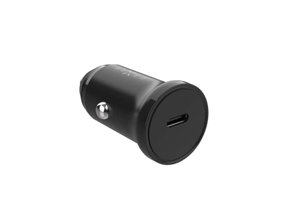 FIXED - Strömadapter för bil - 30 Watt - PD 3.0 (24 pin USB-C) - svart