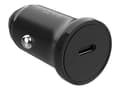 Miniatyrbild 1 av 4: FIXED - Strömadapter för bil - 30 Watt - PD 3.0 (24 pin USB-C) - svart