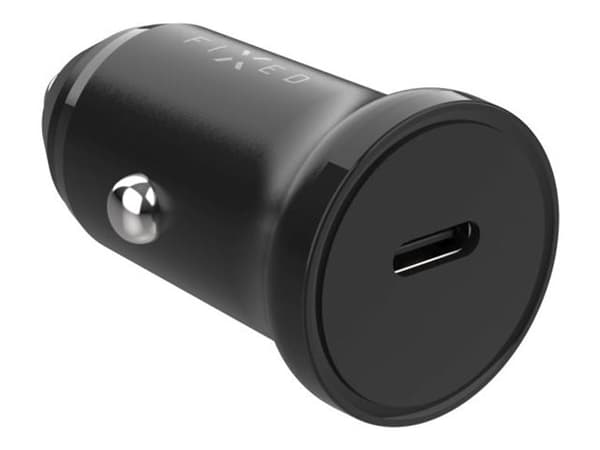 FIXED - Strömadapter för bil - 30 Watt - PD 3.0 (24 pin USB-C) - svart