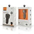 Miniatyrbild 1 av 6: Bil-laddare med LED-display 2x (USB-A USB- C)