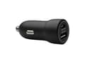Miniatyrbilde 5 av 5: dbramante1928 re-charge - Bilstrømadapter - 30 watt - 2 utgangskontakter (24 pin USB-C, USB) - svart