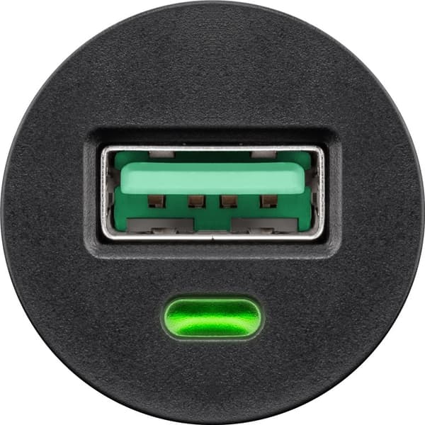 Goobay Snabbladdning USB billadare (18 W) 18 W max. 2,4 A (12/24 V) 1x USB QC 3.0