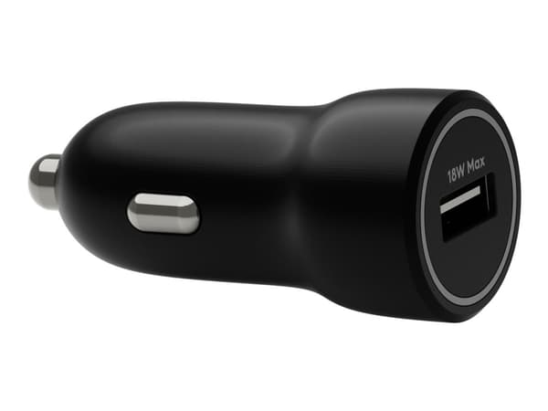 dbramante1928 re-charge - Car Charger - USB-A 18W - BLK, Auto, Cigar lighter, Black
