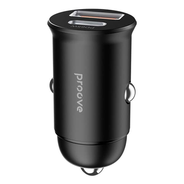 Proove Billaddare USB-A - USB-C 65W Tiny Power Pro - Svart