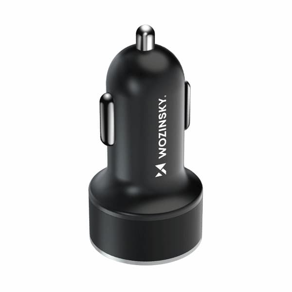 Wozinsky Billaddare USB-C USB-A 36W - Svart