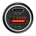 Miniatyrbild 2 av 4: Blue Star Billaddare 25W USB-C PD QC 3.0 AFC PPS - Svart
