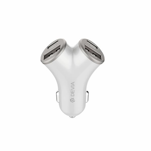 Devia Billaddare Extreme Metal PD 48W 2x USB 2x USB-C - Silver